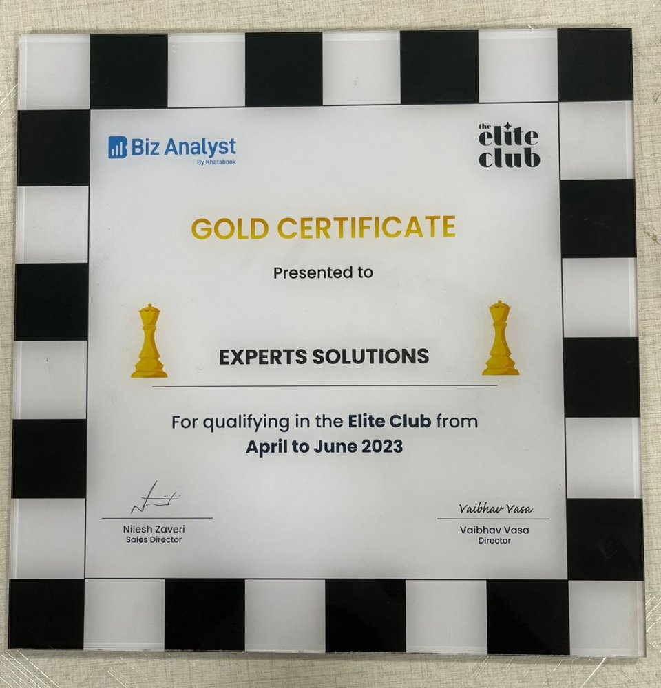 Biz Analyst Gold Certification